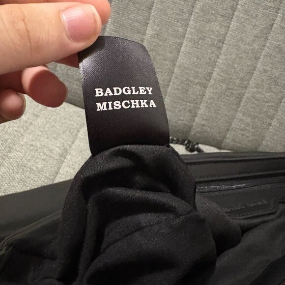 Badgley Mischka Quilted Crossbody Bag in Black - Picture 6 of 11